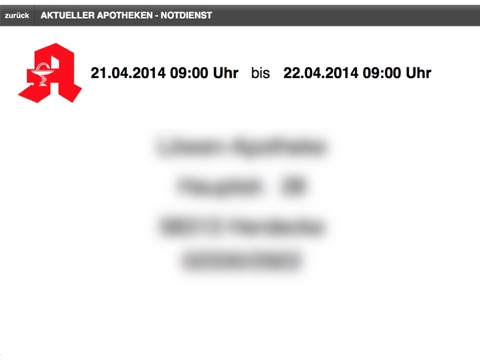Apo Notdienstanzeige screenshot 2