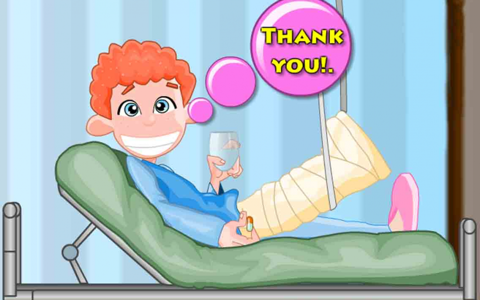 Tom Leg Surgery Doctor Game screenshot 3