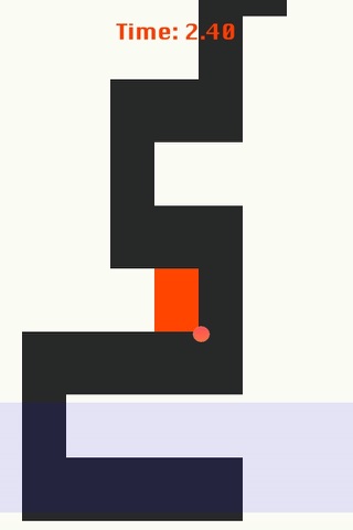 Stay In Black Line Tiles with Orange Ball: Avoid White Circle Path screenshot 4