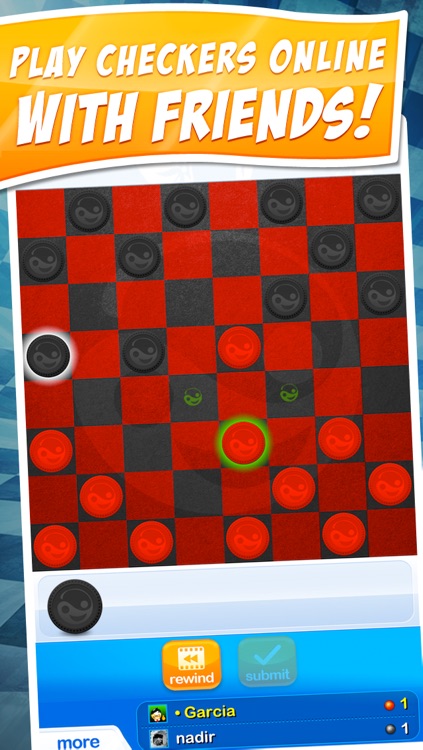 Your Move Checkers ~ free online with friends and family