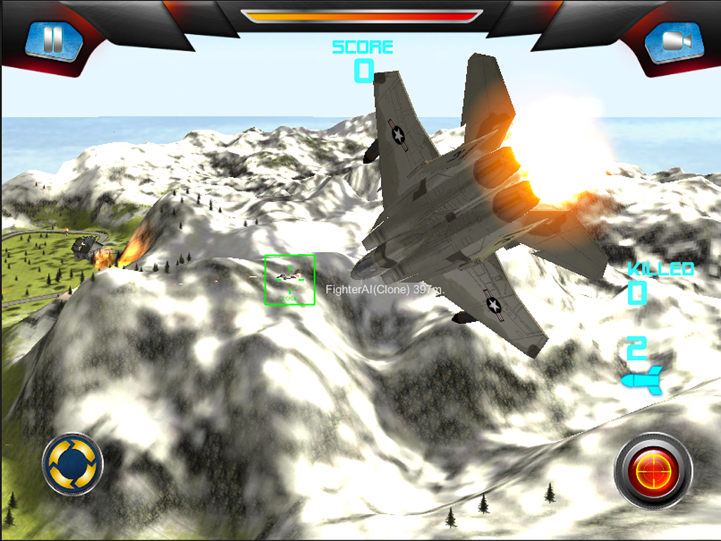 3D Fighter Jet Hurricane - Air Plane Combat Storm screenshot 7