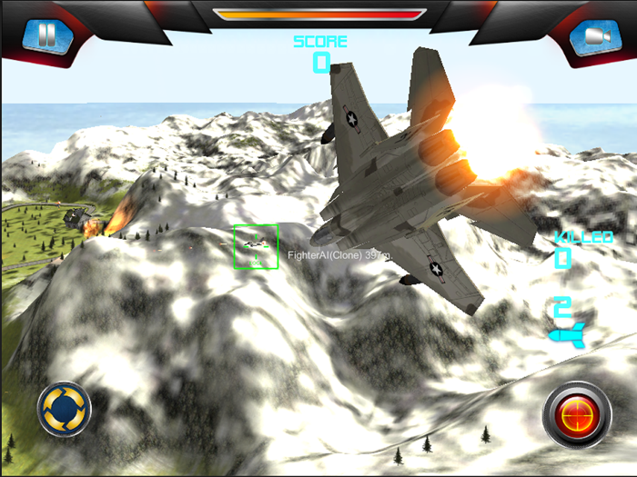 3D Fighter Jet Hurricane - Air Plane Combat Storm