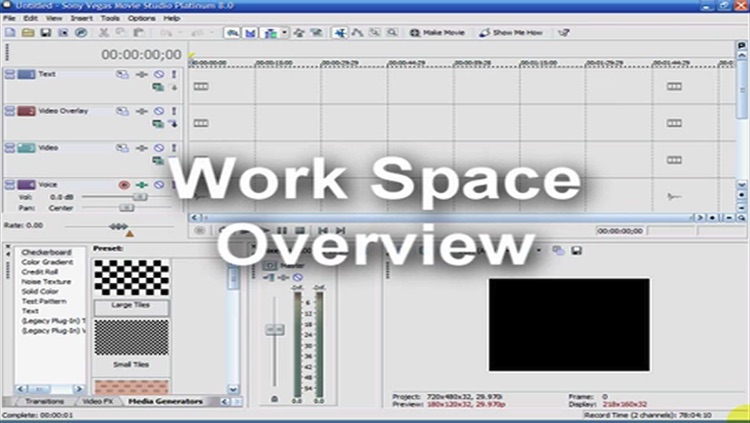 Easy Training for Sony Vegas Pro 8