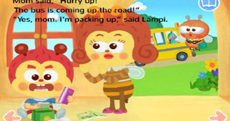 Kids Story Books-Lampi1 (preposition UP)