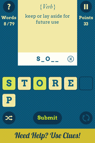 Scramble With Clues : Jumble Word Puzzles screenshot 2