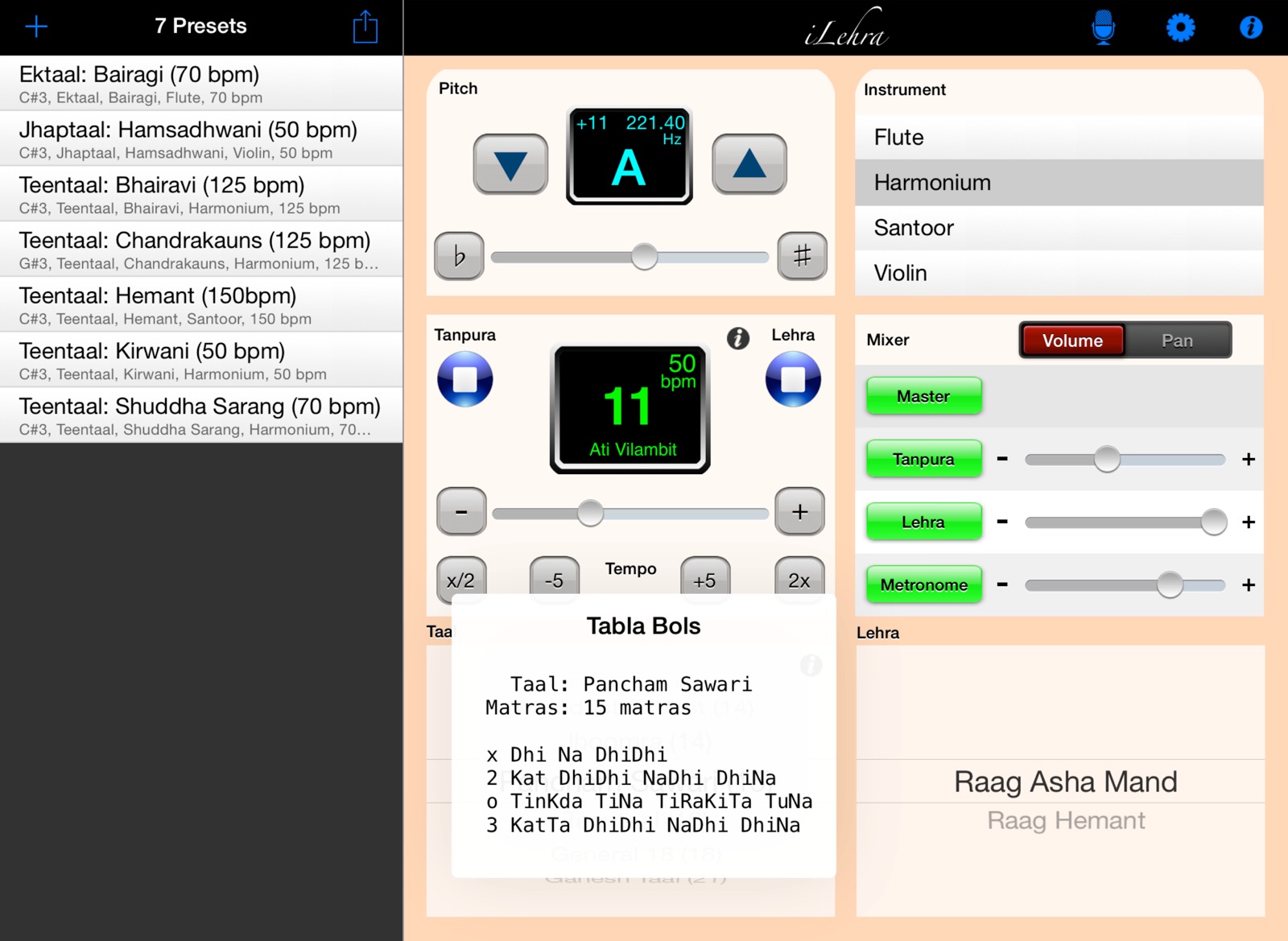 iLehra - Lehra Nagma Player ipad screenshot 2