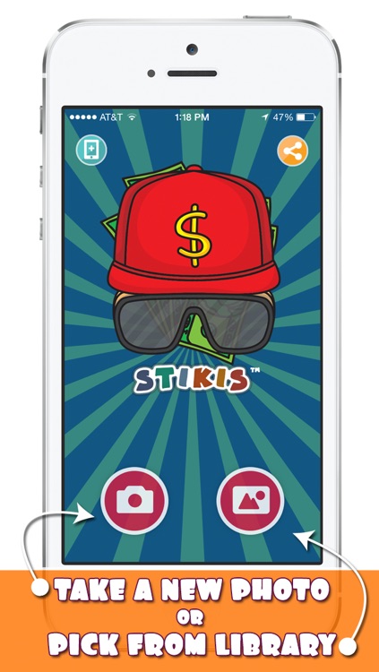 Stikis App. Free Photo Booth Props and Photo Stickers.
