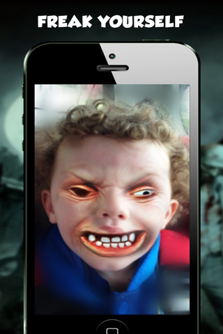 Freaky Face - Zombie Camera Pic Booth Editor Prank screenshot 2