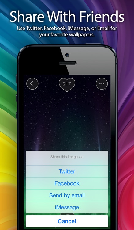 Wallpapers 2 for iOS 7 screenshot-3