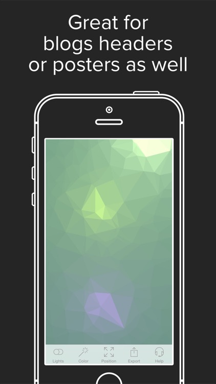 Random Polygon Wallpaper Plus Free — support 6 and 6plus resolutions