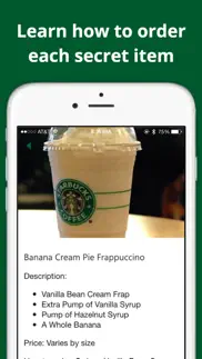 secret menu for starbucks — free iphone screenshot 2