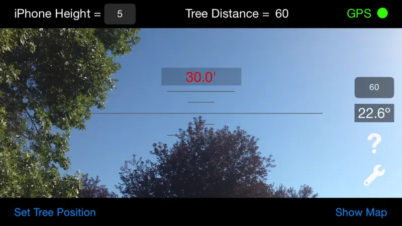 Timber Tree Height Estimator screenshot 1 of 2