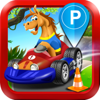 Horse Car Parking Driving Simulator - My 3D Sim Park Run Test and Truck Racing Games