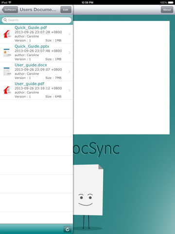 eDocSync Tablet iOS edition screenshot 4