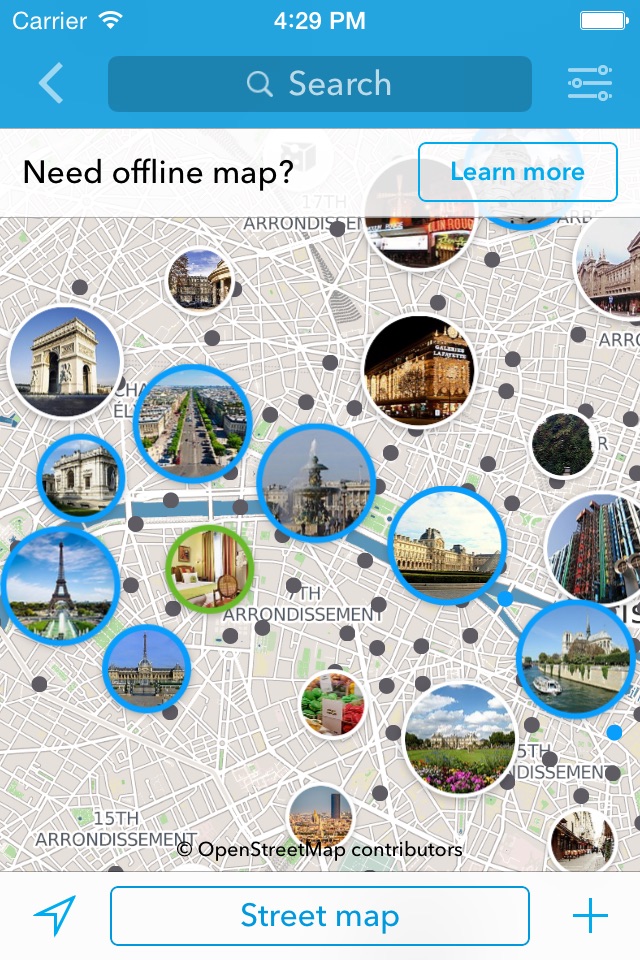 France Trip Planner, Travel Guide & Offline City Map for Nice, Lyon or Marseille screenshot 2
