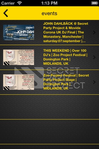 Secret Party Project App screenshot 4