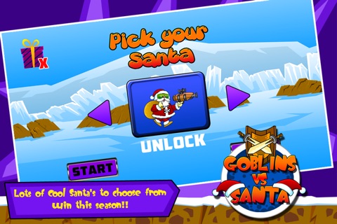 Holiday Goblins VS the Running Christmas Santa Pro screenshot 2