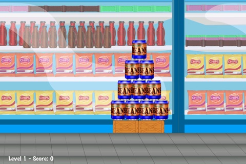 Grocery destruction party : food can air bowling game - Free Edition screenshot 3