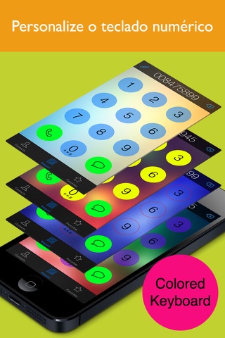 Colored Phonebook (Your numeric keypad and your favorite contacts) screenshot 2