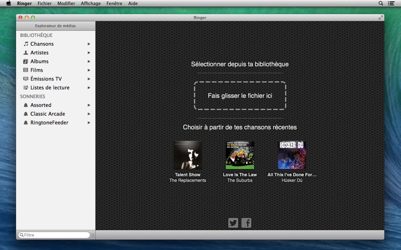 Screenshot #1 pour Ringer - Ringtone Maker