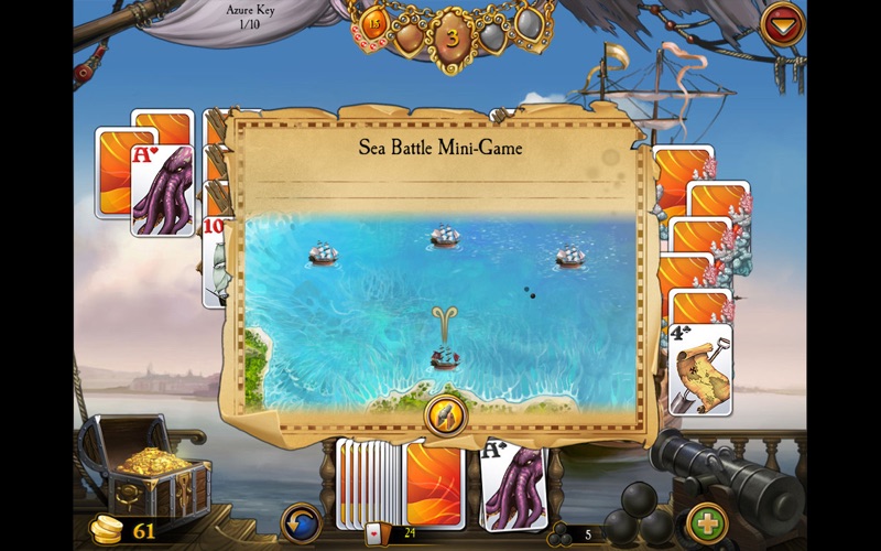 seven seas solitaire iphone screenshot 4