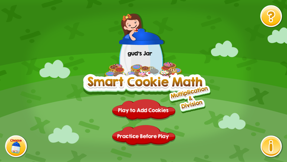 #1. Smart Cookie Math Multiplication & Division Game! (iOS) Podle: Molly Lynch