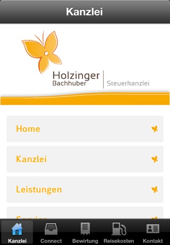 Steuerkanzlei Holzinger-Bachhuber screenshot 2