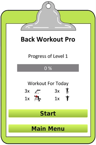 Back Muscle Workout Pro screenshot 2