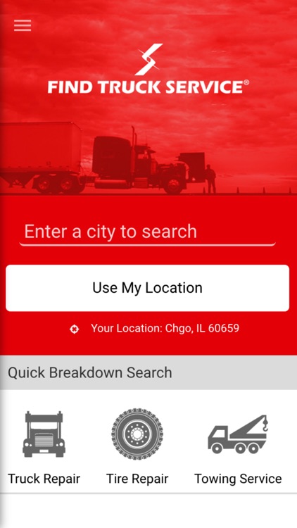 Find Truck Service & Stops