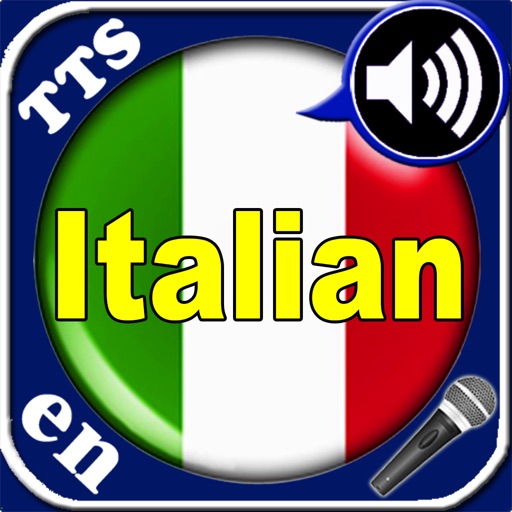 High Tech Italian vocabulary trainer Application with Microphone recordings, Text-to-Speech synthesis and speech recognition as well as comfortable learning modes. icon