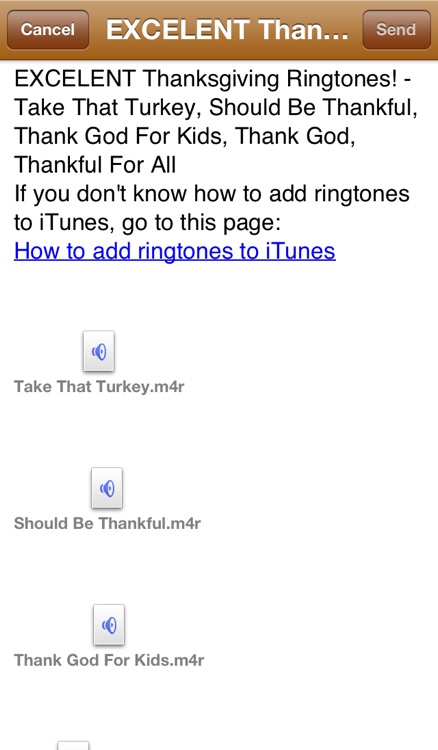 Thanksgiving Ringtones screenshot-3