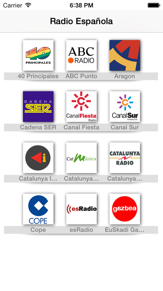 Mi radios España: español Todas las radios en la misma aplicación! Saludos de radio;) - 2.0 - (iOS)