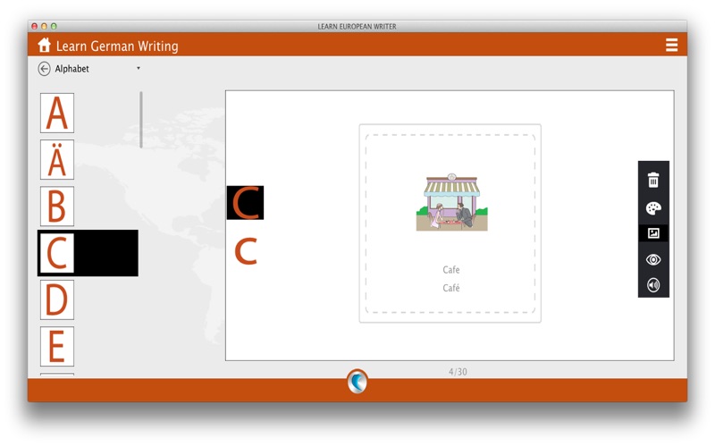 Screenshot #3 pour Learn European Writer
