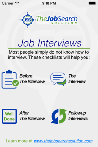 Job Interviews - The Job Search Solution screenshot 2