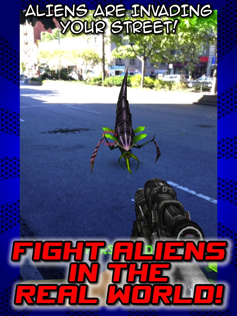 Aliens Everywhere! Augmented Reality Invaders from Space! FREE