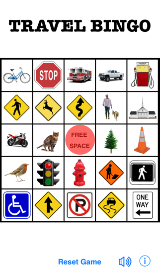 travel bingo & blackout iphone screenshot 1