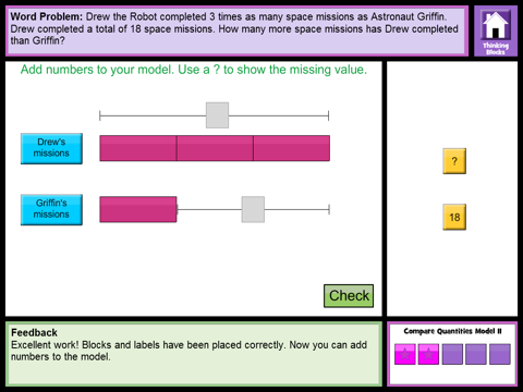 Thinking Blocks Multiplication screenshot 2