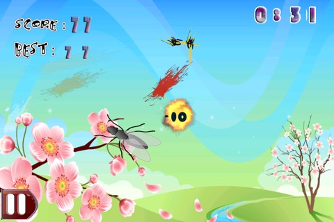 Ninja Bug Slicer: Village War Heroes Pro screenshot 3