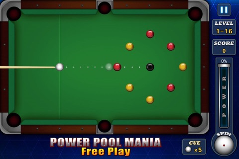 Power Pool Mania Free - Be the Master of Pocket Billiards Competition! screenshot 2