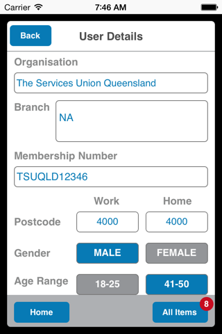 The Services Union Queensland screenshot 2