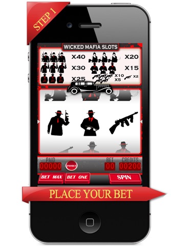 Wicked Mafia Mob Mania - Real Casino Slot Machine Experience screenshot 2