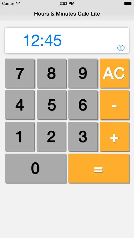 Ore Minuti Calculator Lite