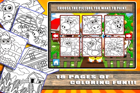 Coloring World Lite - A Farm Animal Learning Book for Kids screenshot 3