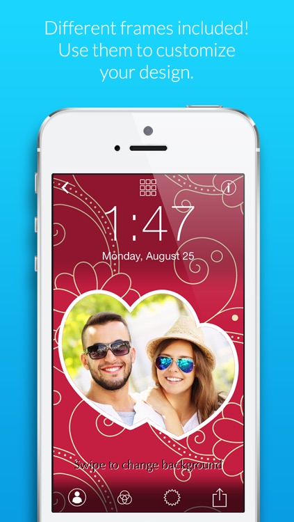 Super Lock Screen - Wallpaper photo frames for iphone screenshot-3
