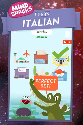 Learn Italian by MindSnacksのおすすめ画像1