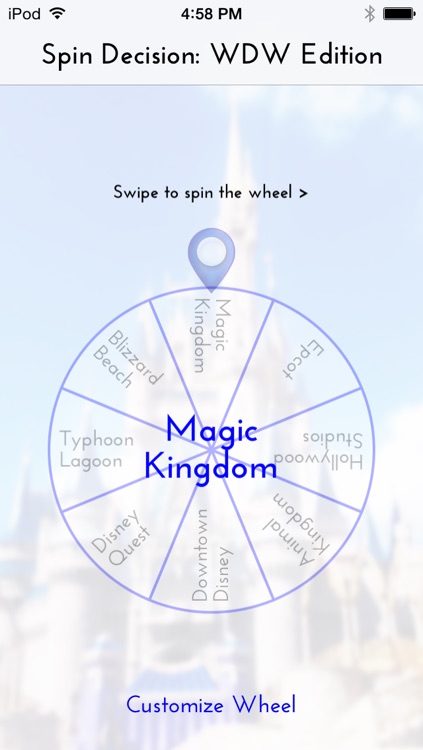 SpinDecision - Disney World Theme Park Edition