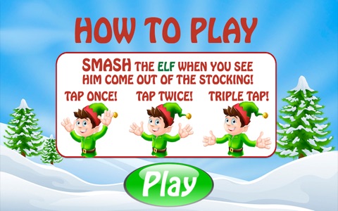 Elf Smasher - Addicting Christmas Holiday Free Game for Family and Kids screenshot 2