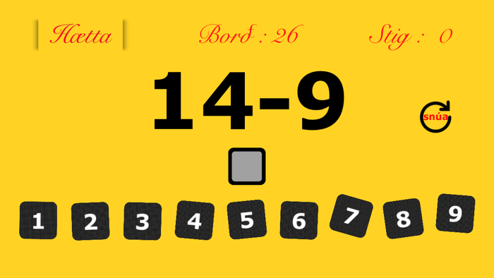 Stærðfræðileikurinn