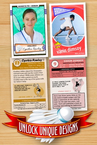Badminton Card Maker - Make Your Own Custom Badminton Cards with Starr Cards screenshot 3