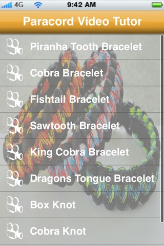 Paracord Video Tutorials - The Best Paracord Video Guide For Bracelets, Knots, Lanyards & Keychains! screenshot 2